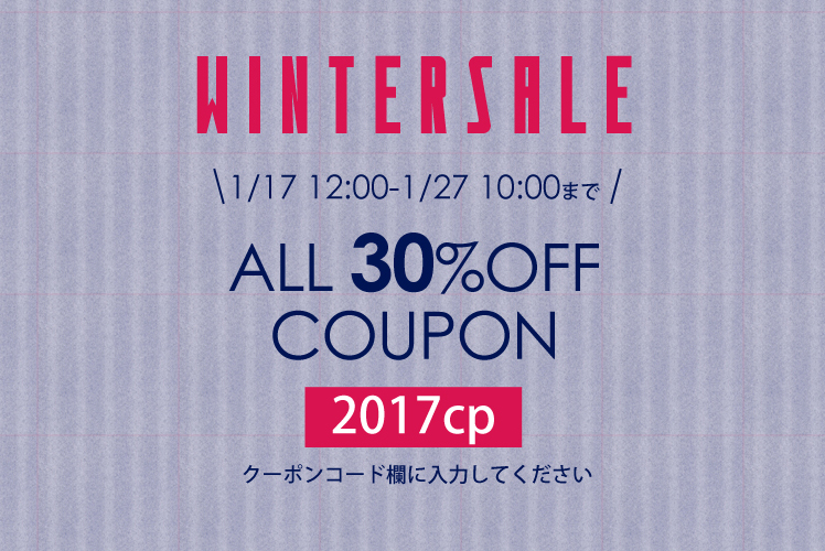 1/27 10:00までWINTER SALE*クーポン適用で30%OFF*